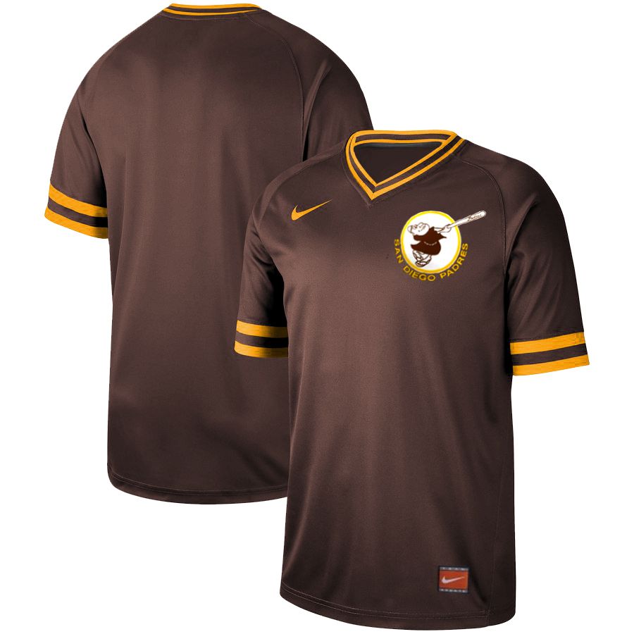 Men San Diego Padres Blank brown Nike Cooperstown Collection Legend V-Neck MLB Jersey->toronto blue jays->MLB Jersey